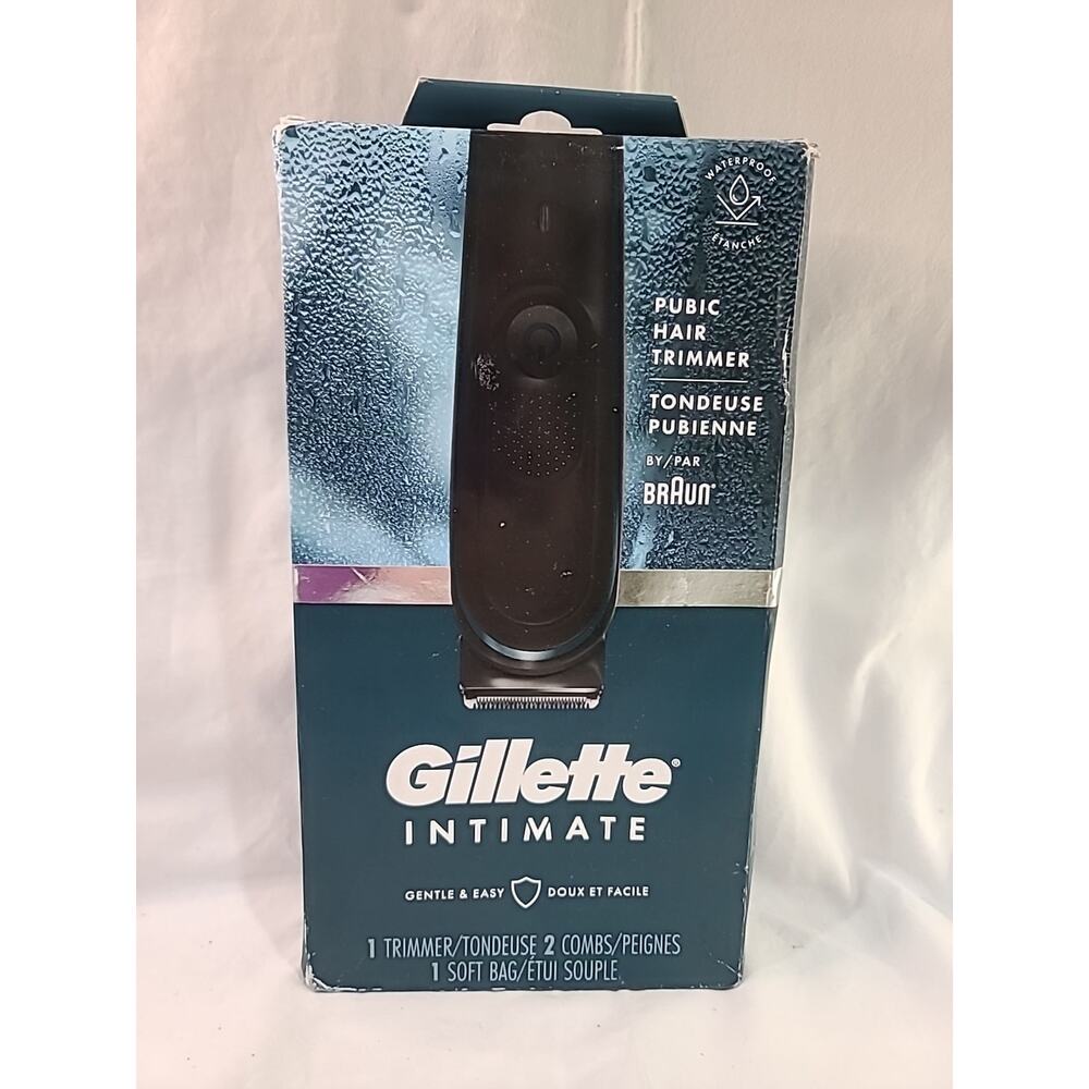 Braun Gillette Intimate Pubic Hair Trimmer Li-Ion Battery Waterproof